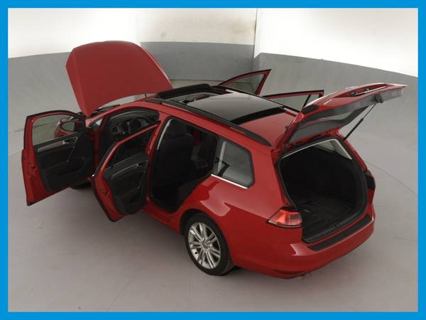 2015 VW Volkswagen Golf SportWagen TDI S Wagon 4D wagon Red for sale in largo, FL – photo 17