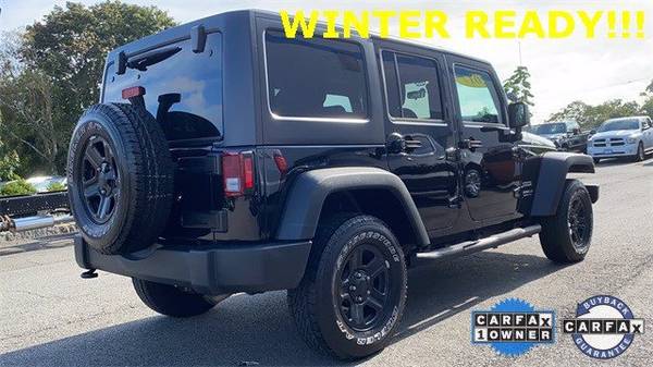 2017 Jeep Wrangler Unlimited Sport suv Black - - by for sale in New Rochelle, NY – photo 7