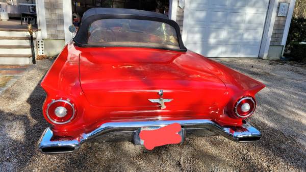 1957 Red Ford Thunderbird Convertible Body Off Resto EX CONDITION for sale in Marion, MA – photo 7