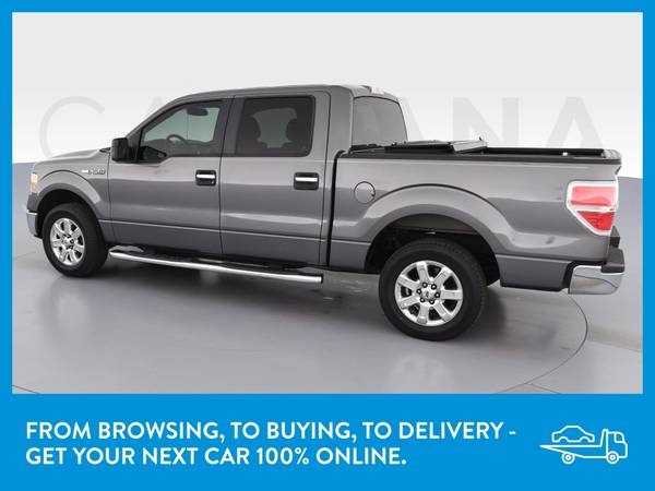 2013 Ford F150 SuperCrew Cab XLT Pickup 4D 5 1/2 ft pickup Gray for sale in Galveston, TX – photo 2
