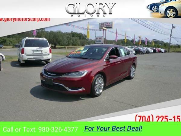2015 Chrysler 200 Limited 4dr Sedan RED * AS LOW AS $1,295 DOWN * for sale in Monroe, NC