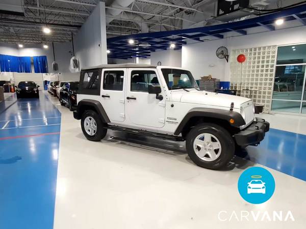 2017 Jeep Wrangler Unlimited Sport SUV 4D suv White - FINANCE ONLINE... for sale in Ocean City, MD – photo 14