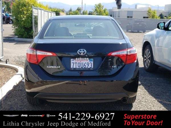 2016 Toyota Corolla 4dr Sdn CVT LE for sale in Medford, OR – photo 4