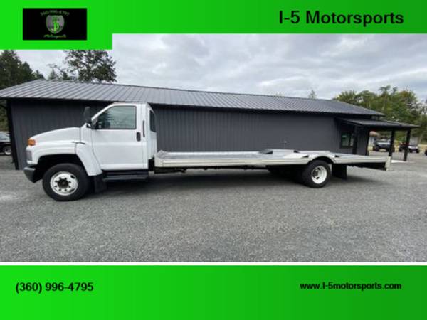 2005 GMC C5500 Kodiak cab & chassis farm work truck 24 flatbed! for sale in Other, OR