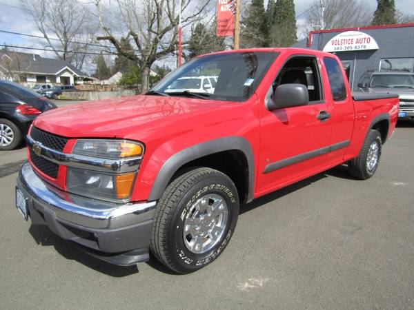 2008 Chevrolet Colorado 2WD Ext Cab LS BRIGHT RED 107K 1 OWNER ! for sale in Milwaukie, OR – photo 2