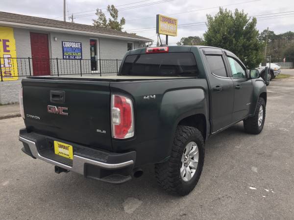 HURRY! 2015 GMC CANYON SLE CREW CAB 4 DOOR 4X4 W 100K MILES - cars & for sale in Wilmington, NC – photo 5