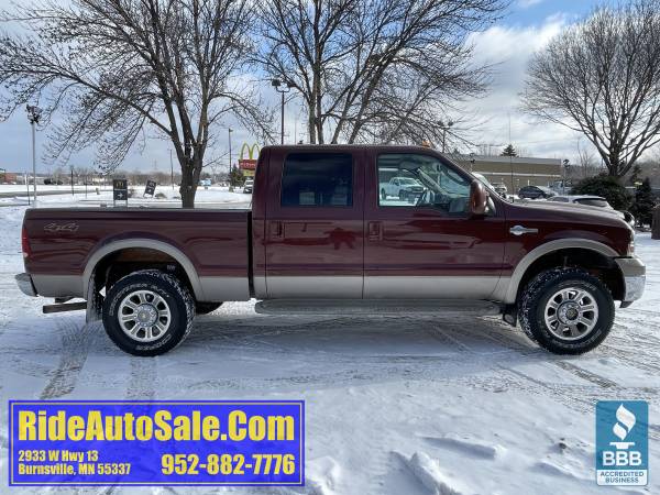 2006 Ford F250 F-250 King Ranch Crew cab 4x4 gas 5 4 V8 leather NICE for sale in Burnsville, MN – photo 4