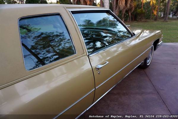1974 Cadillac Coupe DeVille - 51K Miles, Leather, All Original Survi for sale in Naples, FL – photo 23