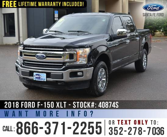 2018 FORD F-150 XLT 4X4 Leather, Backup Camera, F150 4WD for sale in Alachua, FL – photo 3