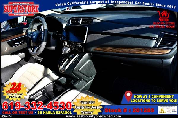 2017 HONDA CR-V EX SUV-EZ FINANCING-LOW DOWN! - cars & trucks - by... for sale in El Cajon, CA – photo 3