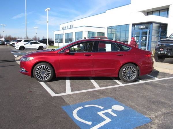 2017 Ford Fusion SE sedan Ruby Red Metallic Tinted Clearcoat - cars... for sale in Huntley, IL – photo 23