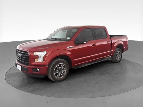 2016 Ford F150 SuperCrew Cab XLT Pickup 4D 5 1/2 ft pickup Red - -... for sale in Galveston, TX – photo 3