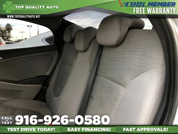 2017 Hyundai Accent SE Sedan for only $9,995 - cars & trucks - by... for sale in Rancho Cordova, CA – photo 16