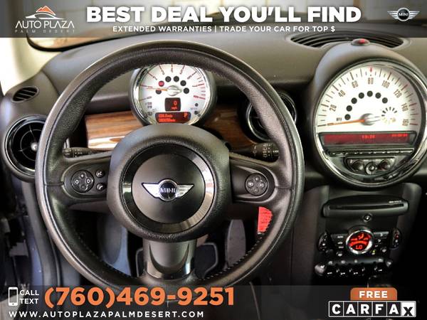 2012 Mini Cooper Hardtop 247/mo with Moonroof, Leather - cars & for sale in Palm Desert , CA – photo 10