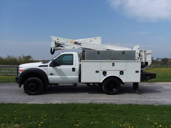 2012 Ford F550 42 Altec AT37G 4x4 Automatic Diesel Bucket Truck for sale in Gilberts, NY – photo 3