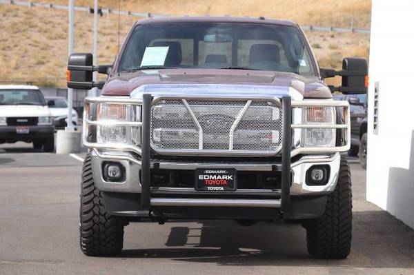 2015 Ford Super Duty F350 SRW LARIAT pickup Vermillion Red [R for sale in Nampa, ID – photo 3