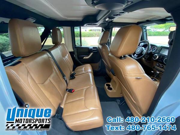 2014 JEEP WRANGLER UNLIMITED SAHARA 4WD HARDTOP UNIQUE TRUCKS - cars for sale in Tempe, NM – photo 22