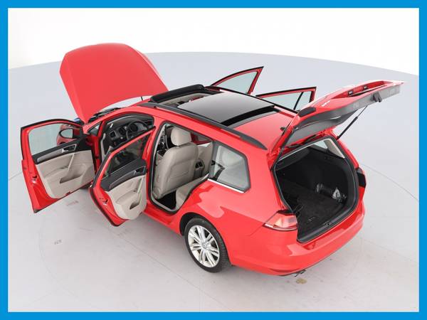 2015 VW Volkswagen Golf SportWagen TDI SE Wagon 4D wagon Red for sale in Boston, MA – photo 17