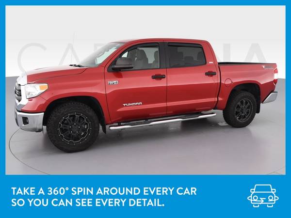 2014 Toyota Tundra CrewMax SR5 Pickup 4D 5 1/2 ft pickup Red for sale in Louisville, KY – photo 3