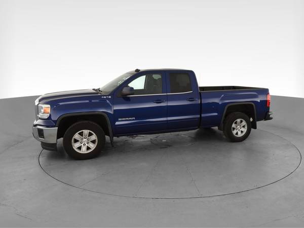 2014 GMC Sierra 1500 Double Cab SLE Pickup 4D 6 1/2 ft pickup Blue -... for sale in Bronx, NY – photo 4