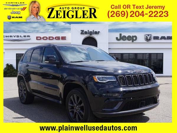 2018 Jeep Grand Cherokee Overland - - by for sale in Plainwell, MI – photo 4