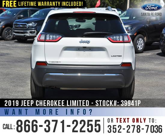 *** 2019 Jeep Cherokee Limited *** Touchscreen - Bluetooth - Homelink for sale in Alachua, FL – photo 6