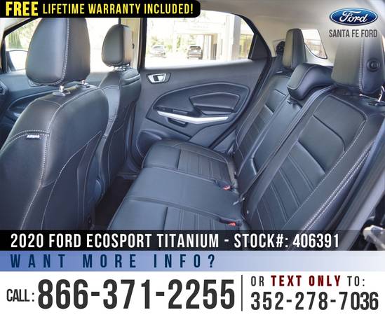 *** 2020 FORD ECOSPORT TITANIUM *** SAVE Over $5,000 off MSRP! -... for sale in Alachua, FL – photo 18