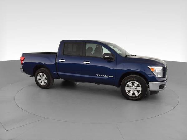 2019 Nissan Titan Crew Cab SV Pickup 4D 5 1/2 ft pickup Blue -... for sale in Arlington, District Of Columbia – photo 14