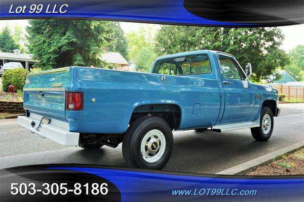 1982 *CHEVROLET* C/K 20 6.5L DIESEL AUTOMATIC 4X4 LONG BED 1 OWNER K20 for sale in Milwaukie, OR – photo 6
