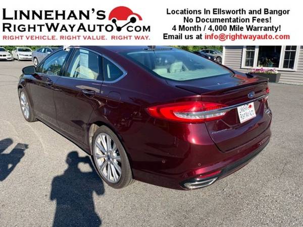 2017 Ford Fusion Platinum - - by dealer for sale in Bangor, ME – photo 8