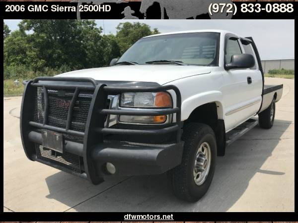 2006 GMC Sierra 2500HD 4WD SLE1 Ext Cab 143.5" WB for sale in Lewisville, TX