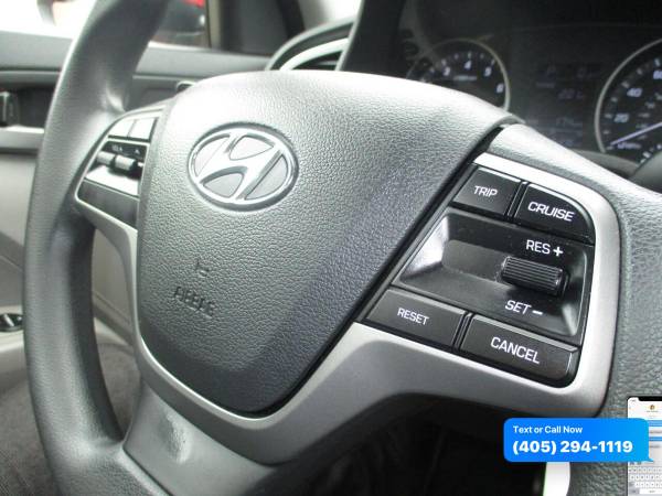 2017 Hyundai Elantra SE 4dr Sedan 6A (US) $0 Down WAC/ Your Trade -... for sale in Oklahoma City, OK – photo 17