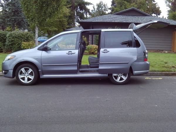 2004 Mazda MPV 4dr LX with Black folding pwr side mirrors - cars &... for sale in Vancouver, OR – photo 5