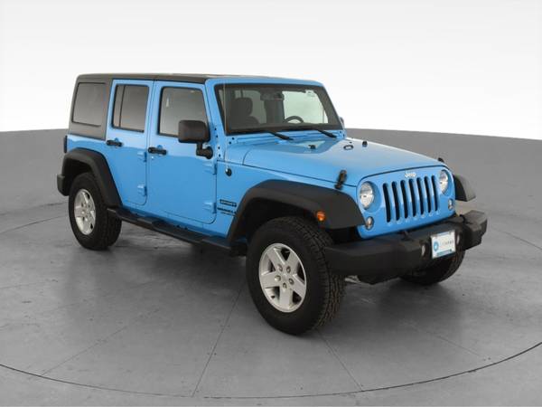 2017 Jeep Wrangler Unlimited Sport S Sport Utility 4D suv Blue - -... for sale in Point Edward, MI – photo 15