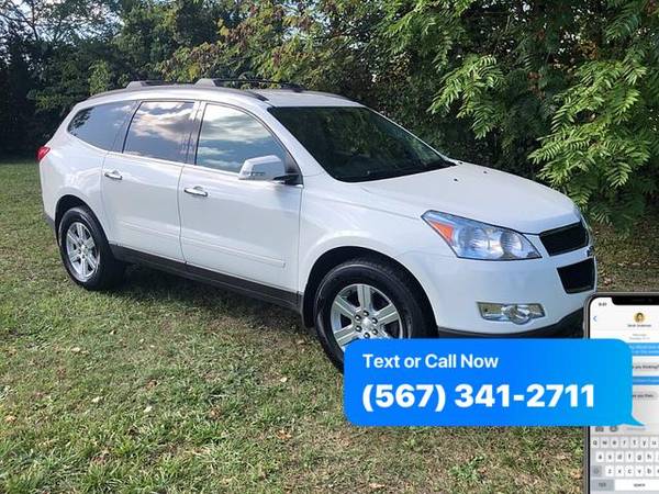 2012 Chevrolet Chevy Traverse 4d SUV AWD LT1 DC LOW PRICES WHY PAY... for sale in Northwood, OH – photo 8