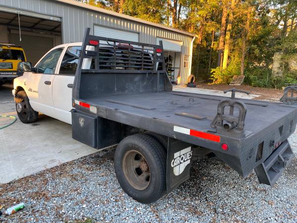 2006 Ram 3500 Crew Cab Dually Flatbed/Gooseneck w/New Cummings... for sale in Wallace, NC – photo 2
