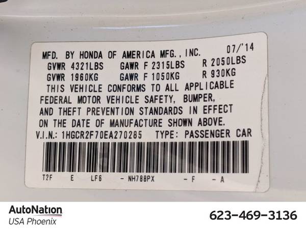 2014 Honda Accord EX SKU:EA270285 Sedan - cars & trucks - by dealer... for sale in Phoenix, AZ – photo 24