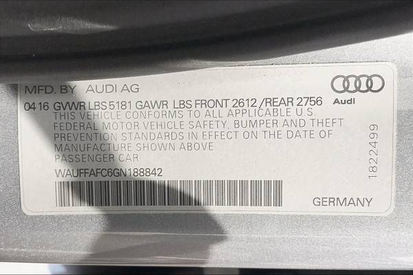 2016 Audi A6 2.0T Premium for sale in Honolulu, HI – photo 20