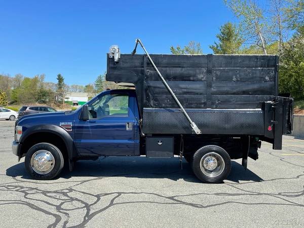 08 Ford F550 XL Dump Truck High Sides Lift Gate Diesel 119K SK: 13939 for sale in Boston, MA – photo 2