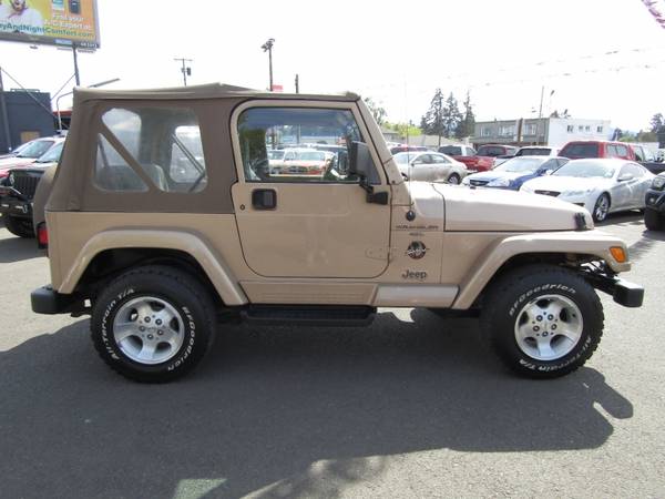 2000 Jeep Wrangler 2dr Sahara GOLD 99K AUTO SO NICE ! - cars & for sale in Milwaukie, OR – photo 6