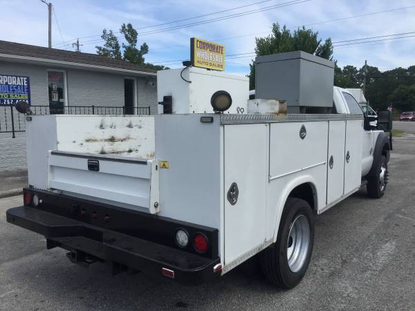 2015 FORD F550 REGULAR CAB 4X4 11' UTILITY BODY DIESEL DUALLY - cars... for sale in Wilmington, NC – photo 5