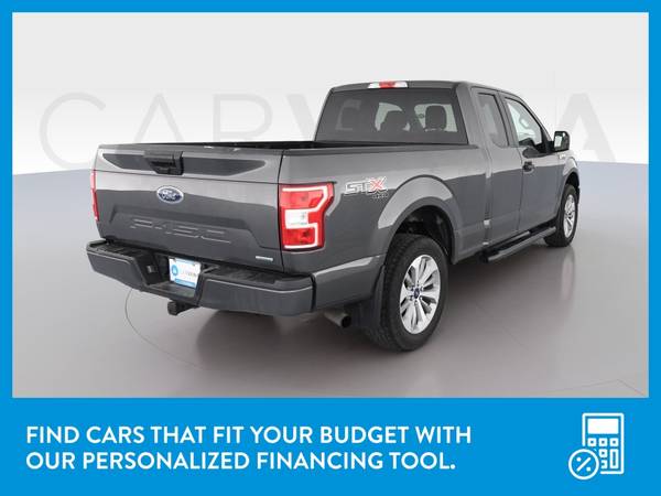 2018 Ford F150 Super Cab Lariat Pickup 4D 6 1/2 ft pickup Gray for sale in Louisville, KY – photo 8