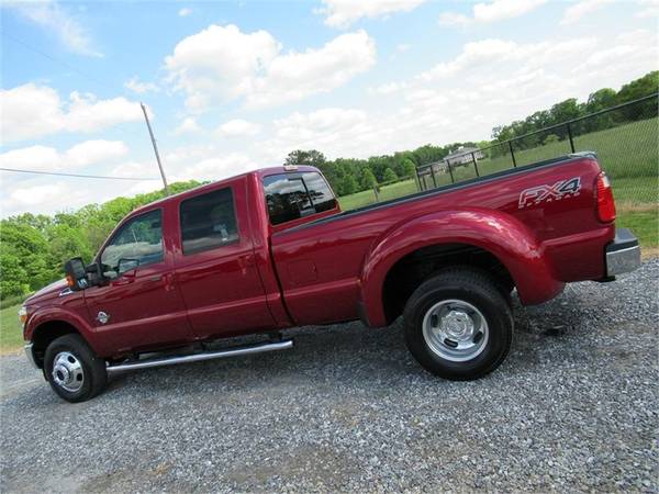 2015 FORD F350 SUPER DUTY LARAIT, Red APPLY ONLINE for sale in Summerfield, NC – photo 2
