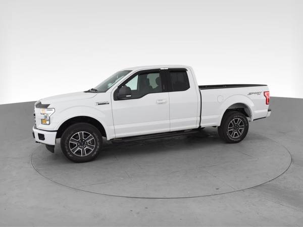 2017 Ford F150 Super Cab XLT Pickup 4D 6 1/2 ft pickup White -... for sale in Arlington, District Of Columbia – photo 4