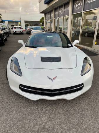 ((2017 CHEVORLET Corvette Stingray Coupe)) RED LEATHER INTERIOR -... for sale in Kahului, HI – photo 5