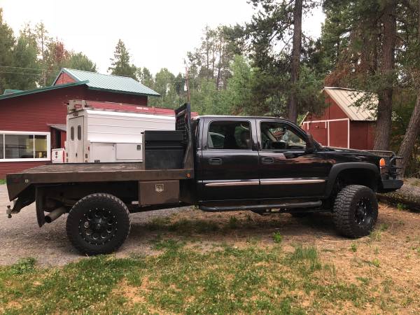 2005 GMC Duramax lifted flatbed - cars & trucks - by owner - vehicle... for sale in Medford, OR – photo 3