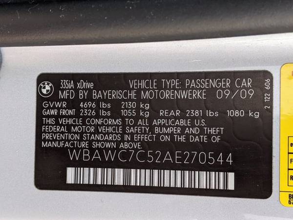 2010 BMW 3 Series 335i xDrive AWD All Wheel Drive SKU: AE270544 for sale in Frisco, TX – photo 22
