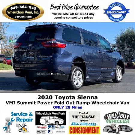 2020 Toyota Sienna LE Wheelchair Van VMI Summit - Power Fold Out Ra... for sale in LAGUNA HILLS, UT – photo 8