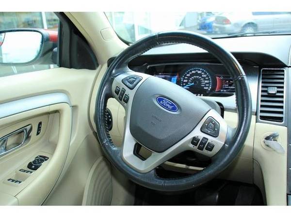 2014 Ford Taurus sedan SEL - Ford Ruby Red Metallic Tinted - cars &... for sale in Green Bay, WI – photo 16