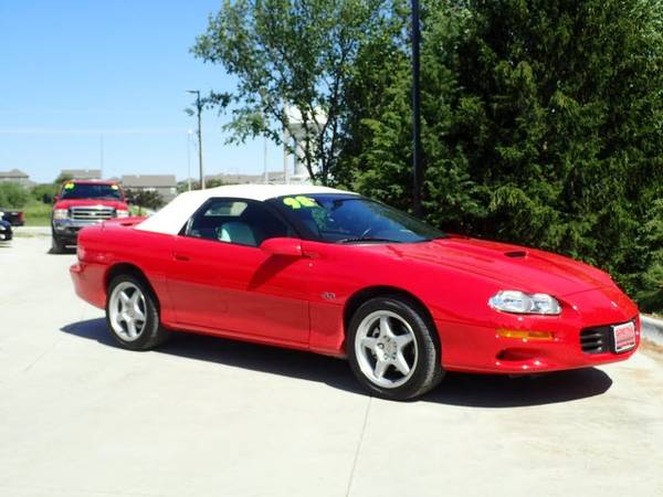 1998 Chevrolet Camaro SS Z28 CONVERTIBLE 6 SPEED 5.7L V8 ONLY 25K MILE for sale in Gretna, IA